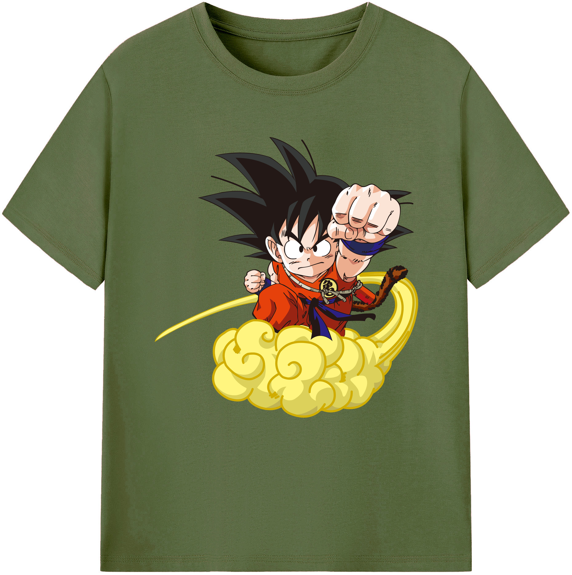 （画像用） ドラゴンボール 孫悟空（そん ごくう）Son Goku カカロット DRAGON BALL Kakarotto 綿100％半袖Tシャツ（フロントプリント）